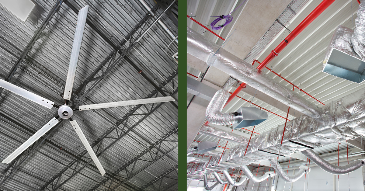 HVLS Fans vs. Air Conditioning