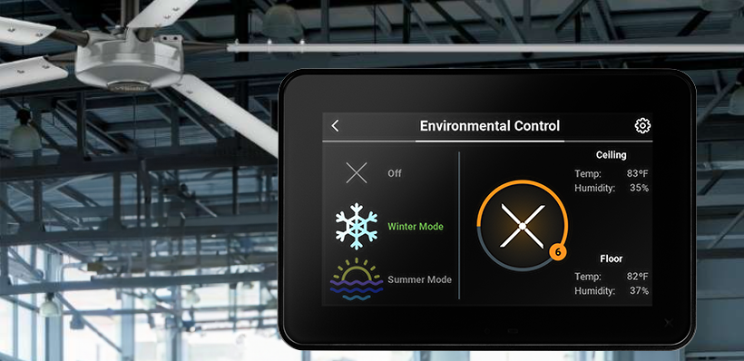 Led Fan Programming Programming HVLS Fans With Digital Fan Controllers – Hunter Industrial