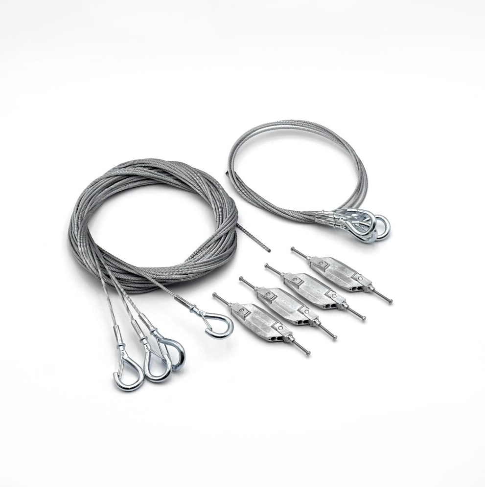 Guy Wire Cables With Gripples Kit