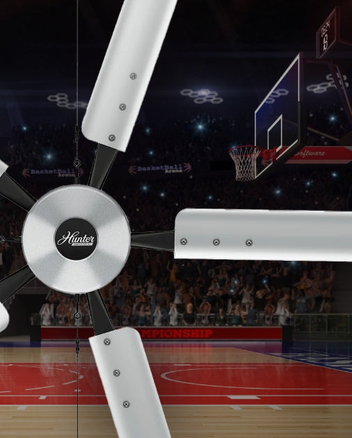 ceiling fans for basketball arenas